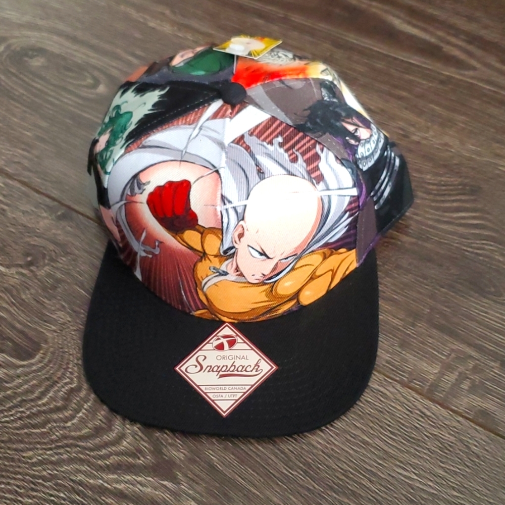 One Punch Man Graphic Snapback Hat - Brand New with Tags